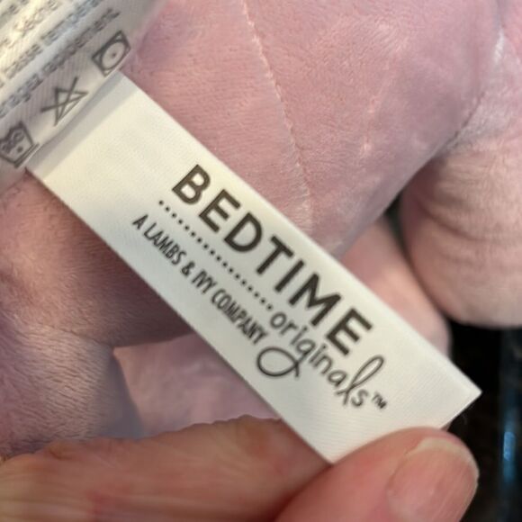 Twinkle Toes Pink Plush Elephant Stuffed Animal 10 Inch- Hazel - Picture 9 of 11